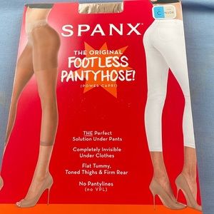 Spanx footless pantyhose , Nude, New never opened or worn